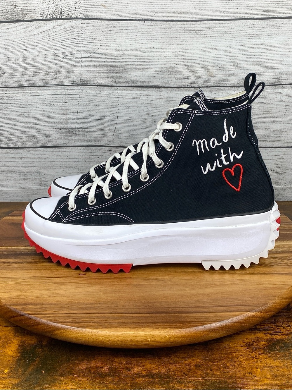 Converse Run Star Hike Hi Valentine's Day Made With Love Shoe Men 13 / Wmn 14.5